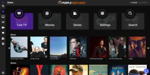 live tv web player